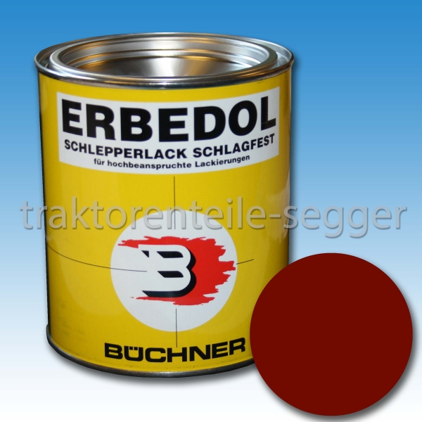18.67Euro/L) 750 ml ERBEDOL Farbe McCormick / IHC rot bis 74. 217 320 326 Lack